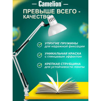 Настольный светильник Camelion KD-312 белый 230V 40W 5764