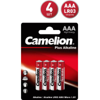 Батарейка 1.5В Camelion, LR03 Plus Alkaline BL-4,7369