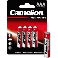 Батарейка 1.5В Camelion, LR03 Plus Alkaline BL-4,7369