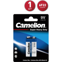 Батарейка Крона 6F22 Blue 9В 1шт Camelion 3218