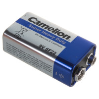 Батарейка Крона 6F22 Blue 9В 1шт Camelion 3218