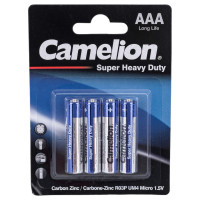 Батарейка 1.5В Camelion, R03 Blue BL-4, 3214