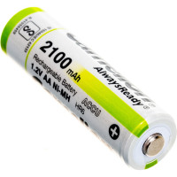 Аккумулятор 1.2В Camelion AA- 2100mAh Ni-Mh Always Ready BL-2, 7966
