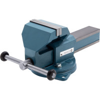 Слесарные тиски Без бренда 125 мм, поворотные 18665