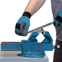 Слесарные тиски Без бренда 125 мм, поворотные 18665