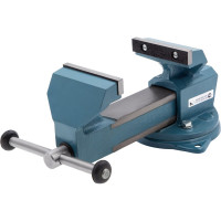 Слесарные тиски Без бренда 125 мм, поворотные 18665