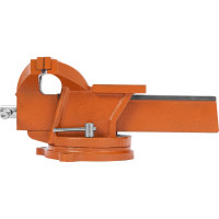 Слесарные тиски SPARTA 200 мм, поворотные, с наковальней 186295