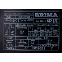 Сварочный полуавтомат Brima MIG/ММА-250-1 380В 8991