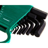 Комплект коротких угловых шестигранников Jonnesway H01MH118S