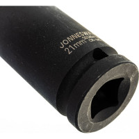 Головка торцевая ударная глубокая (6-гранная; 1/2"DR; 21 мм) Jonnesway S03AD4121