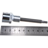 Головка торцевая с шестигранной вставкой "HEX" (1/2"DR; 5 мм; 100 мм) Jonnesway S09H4305