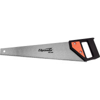 Ножовка SPARTA по дереву,400 мм,5-6 TPI, каленый зуб, линейка, пластиковая рукоятка// 232305