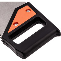 Ножовка SPARTA по дереву,400 мм,5-6 TPI, каленый зуб, линейка, пластиковая рукоятка// 232305