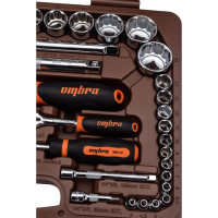 Универсальный набор инструмента Ombra OMT94S12 с 12-гр. головками, 94 предмета 55378 055378