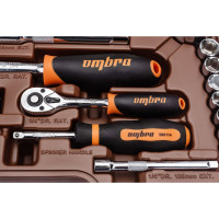 Универсальный набор инструмента Ombra OMT94S12 с 12-гр. головками, 94 предмета 55378 055378