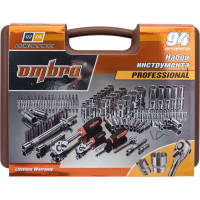 Универсальный набор инструмента Ombra OMT94S12 с 12-гр. головками, 94 предмета 55378 055378
