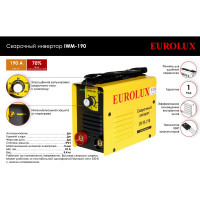 Инверторный сварочный аппарат Eurolux IWM190 65/27