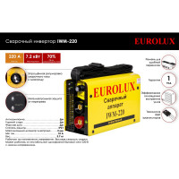 Инверторный сварочный аппарат Eurolux IWM220 65/28