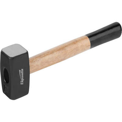 Кувалда SPARTA,1000 г,кованая головка, деревянная двухцветная рукоятка// 10905