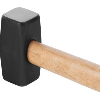 Кувалда SPARTA,1000 г,кованая головка, деревянная двухцветная рукоятка// 10905