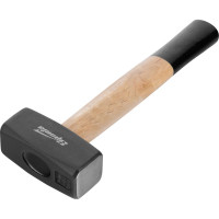 Кувалда SPARTA,1000 г,кованая головка, деревянная двухцветная рукоятка// 10905