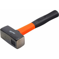 Кувалда SPARTA 1000 г, фибергласовая обрезиненная рукоятка 10913