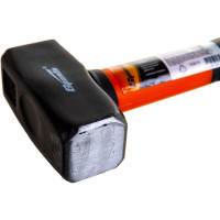 Кувалда SPARTA 1000 г, фибергласовая обрезиненная рукоятка 10913