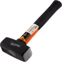 Кувалда SPARTA 1000 г, фибергласовая обрезиненная рукоятка 10913