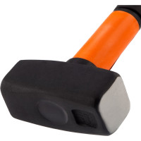 Кувалда SPARTA 1000 г, фибергласовая обрезиненная рукоятка 10913