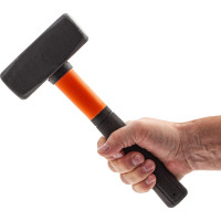 Кувалда SPARTA 2000 г, фибергласовая обрезиненная рукоятка 10917