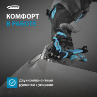 Ножницы по металлу GROSS PIRANHA 250 мм, прямой рез, сталь-CrMo, двухкомпонентные рукоятки 78325