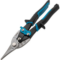 Ножницы по металлу GROSS PIRANHA 250 мм, прямой рез, сталь-CrMo, двухкомпонентные рукоятки 78325