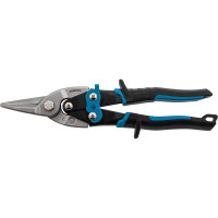 Ножницы по металлу GROSS PIRANHA 250 мм, прямой рез, сталь-CrMo, двухкомпонентные рукоятки 78325