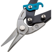 Ножницы по металлу GROSS PIRANHA 250 мм, прямой рез, сталь-CrMo, двухкомпонентные рукоятки 78325