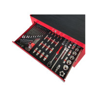 Набор инструментов под 1/2 в ложементе 15 предметов (верх) СОРОКИН Universal 1.115