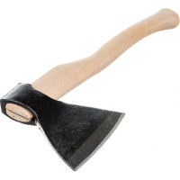 Кованый топор в сборе Без бренда 1200г, деревянное топорище, 400 мм, АО 21661