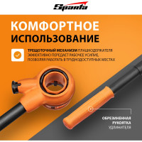 Набор клуппов SPARTA 1/4"-3/8"-1/2"-3/4"-1"-1,25" + плашкодержатель с трещоткой, 9 предметов 773355