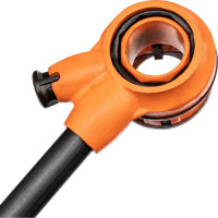 Набор клуппов SPARTA 1/4"-3/8"-1/2"-3/4"-1"-1,25" + плашкодержатель с трещоткой, 9 предметов 773355