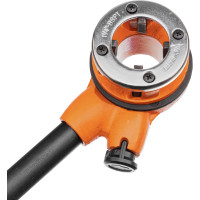 Набор клуппов SPARTA 1/4"-3/8"-1/2"-3/4"-1"-1,25" + плашкодержатель с трещоткой, 9 предметов 773355