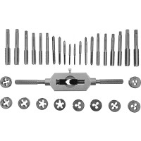 Набор метчиков и плашек 31 предмет MATRIX MASTER 77337