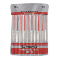 Набор алмазных надфилей 10 шт. MATRIX 15832