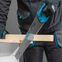 Ножовка по дереву GROSS PIRANHA 400 мм, 7-8 TPI, зуб - 3D, каленый зуб, 2-х комп. рук-ка 24109