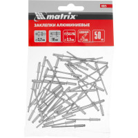 Заклепки (3,2х10 мм; 50 шт.) MATRIX 40625