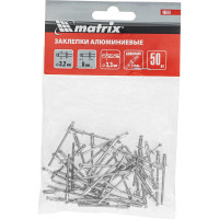 Заклепки (3,2х6 мм; 50 шт.) MATRIX 40610