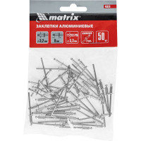 Заклепки (3,2х8 мм; 50 шт.) MATRIX 40620