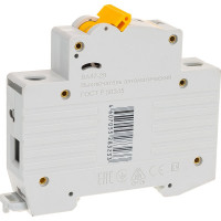 Автоматический выключатель IEK ВА47-29 1п, 20А, "С", 4.5кА MVA20-1-020-C