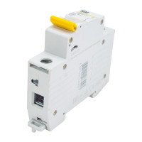 Автоматический 1-полюсный выключатель, 5А, С ВА47-29 4.5кА IEK MVA20-1-005-C