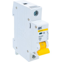 Автоматический выключатель IEK ВА47-29 1п, 6А, "С", 4.5кА MVA20-1-006-C