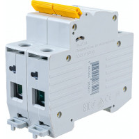 Автоматический модульный выключатель IEK 2п C 4А ВА 47-29 4.5кА ИЭК MVA20-2-004-C