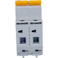 Автоматический 2-полюсный выключатель, 40А, С ВА47-29 4.5кА IEK MVA20-2-040-C